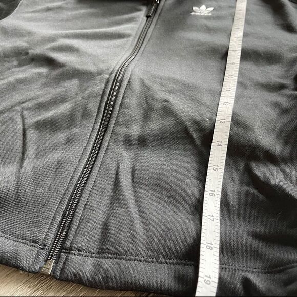 Adidas Lace Track Jacket- Black - Size Xxs - Picture 11 of 16